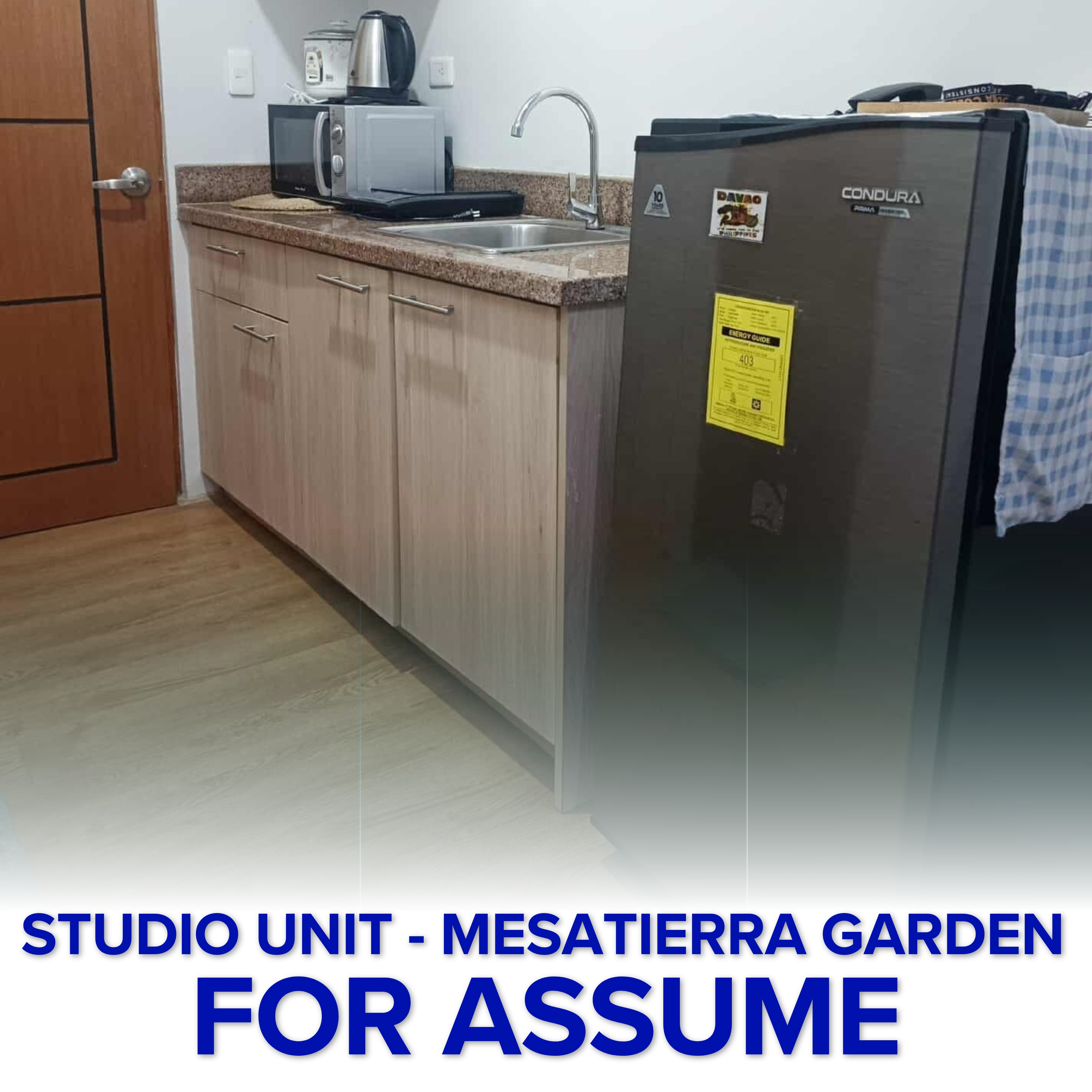 Fully Furnished Studio Unit - Mesatierra Garden Residences