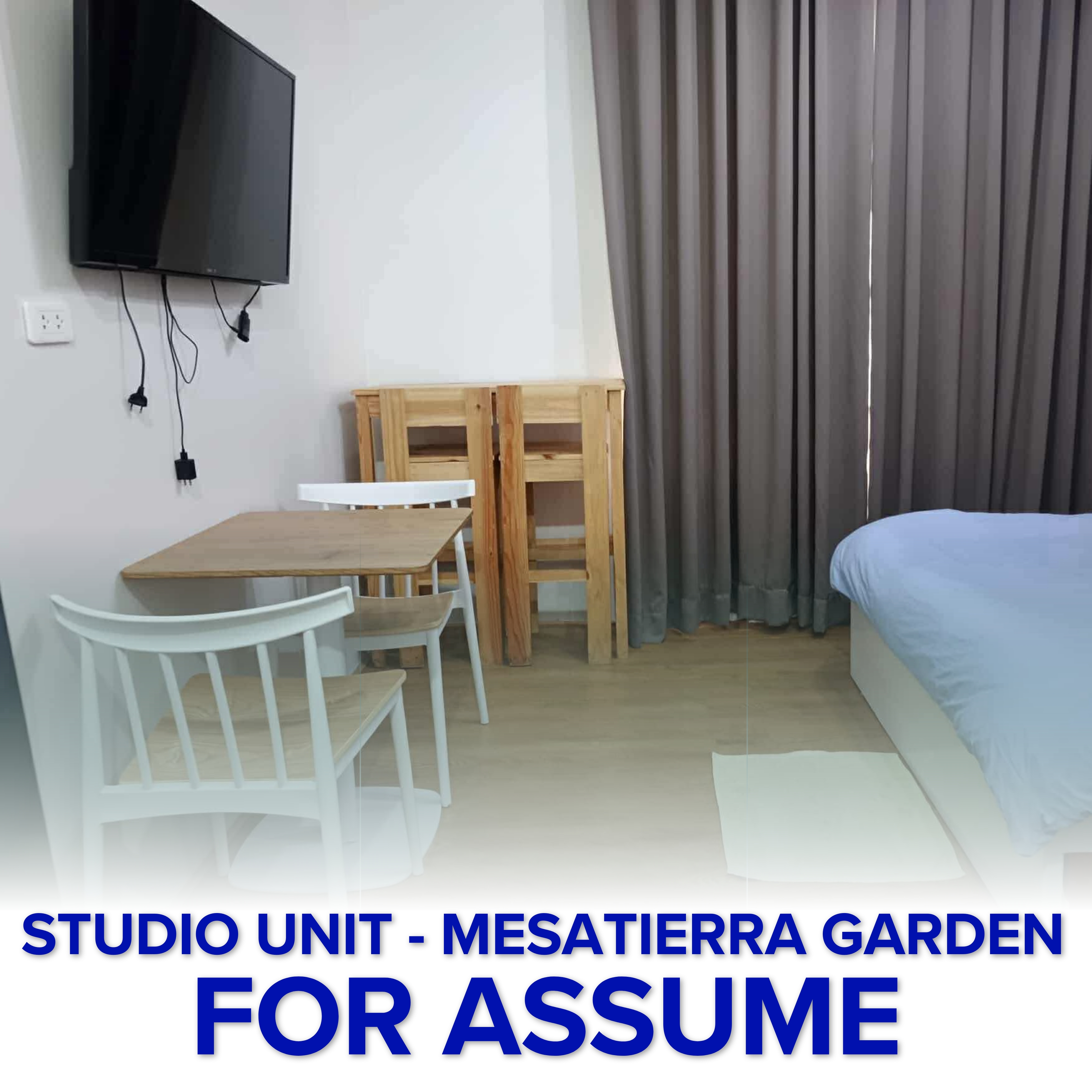 Fully Furnished Studio Unit - Mesatierra Garden Residences