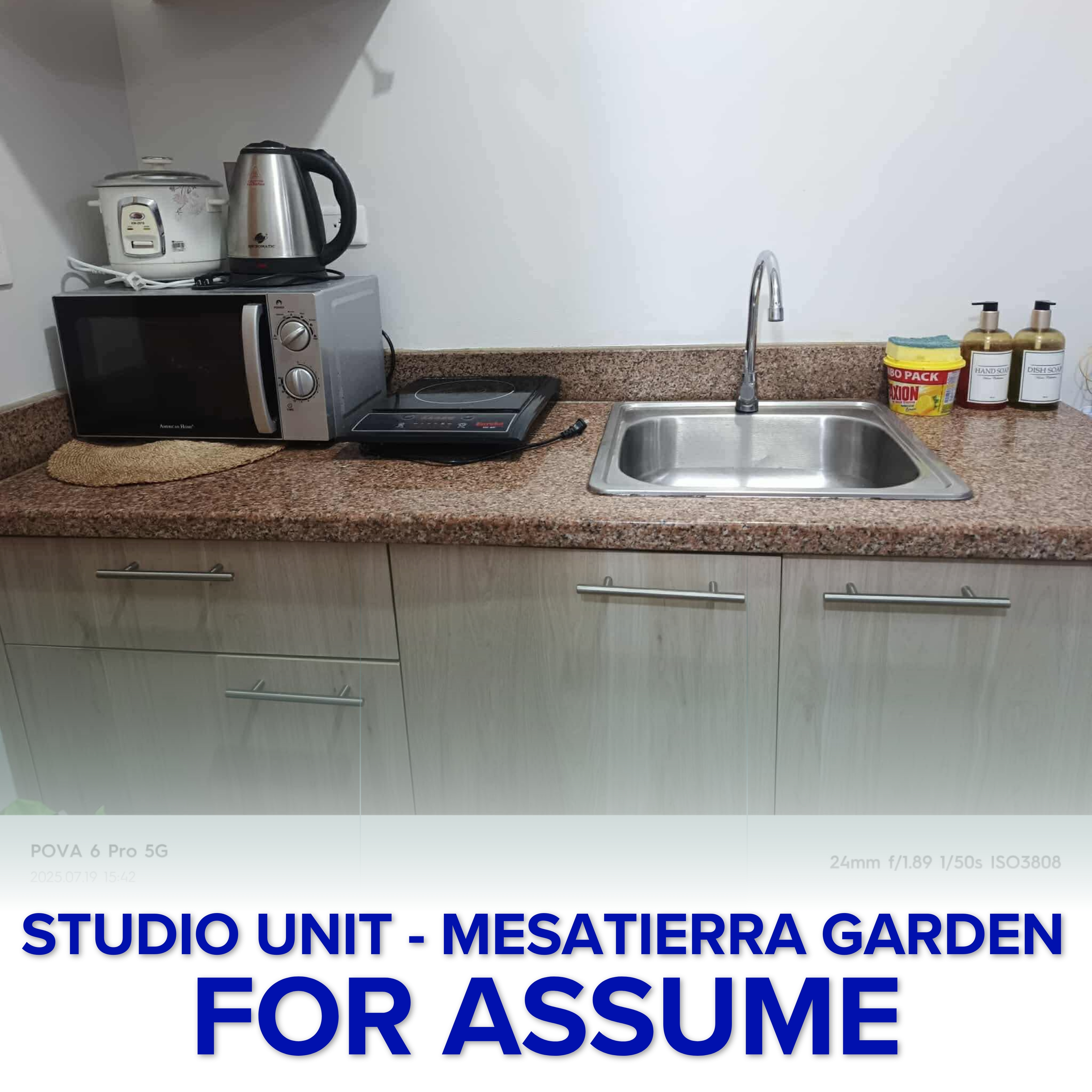 Fully Furnished Studio Unit - Mesatierra Garden Residences