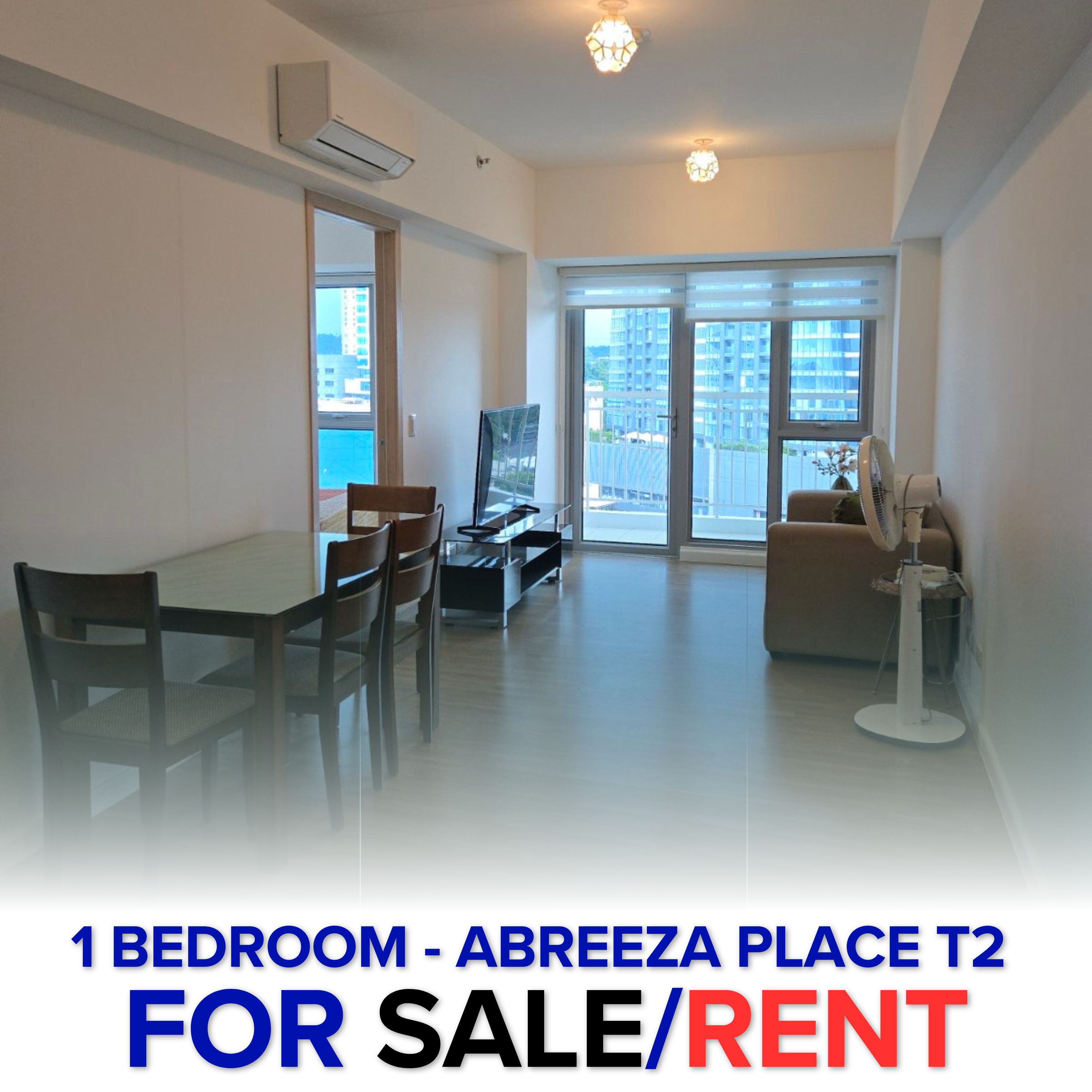Abreeza Place T2- 1BR Corner Unit w/ Balcony
